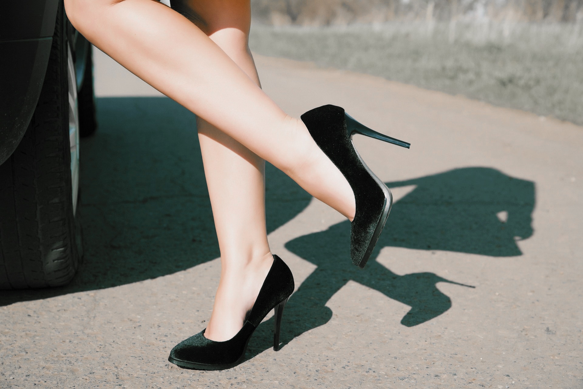 Pinterest | Stockings and high heels, Black high heels, Heels