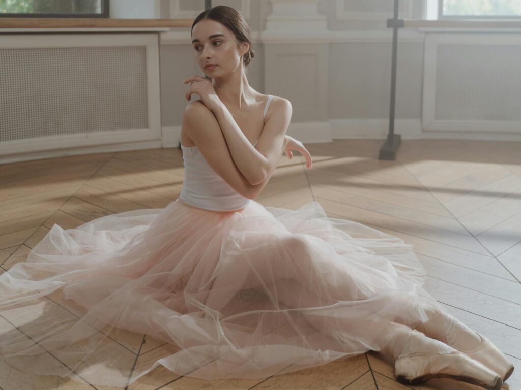 elegant woman - ballet dance and good posture