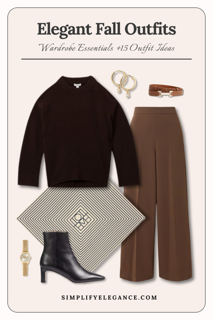 Brown Jumper and Trousers